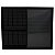 Janela veneziana alumínio preto 3 folhas uma fixa com grade vidro liso incolor - linha 20 - Imagem 2