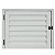 Pronta entrega - porta abrigo alumínio branco sem ventilação linha 25 - Imagem 1