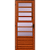 Porta basculante alumínio amadeirado vidro mini boreal - linha 25 esal - Imagem 1