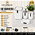 Kit Banheiro Lavabo 4 Peças Resistente e Moderno - Imagem 2