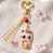 Chaveiro Artesanal Manekineko Omamori Charms Gato da Sorte - Imagem 1