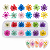 KIT FLOR SECA DECORAÇÃO UNHAS CORES - Imagem 1