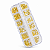 KIT FUNDO DO MAR DECORAÇÃO UNHAS DOURADO - D&Z - Imagem 1