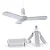 LAMPADA PETALA FAN BLADE LED BULD 3 FOLHAS 45W - Imagem 1