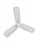 LAMPADA PETALA FAN BLADE LED BULD 3 FOLHAS 45W - Imagem 2
