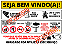 Placa Informativa Motorista de Aplicativo Modelo 4 - Imagem 4