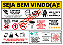 Placa Informativa Motorista Aplicativo 2 Unidades Modelo 6 - Imagem 1