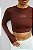 Cropped Manga Longa Bora Correr Leve - Imagem 1