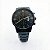 Relógio Masculino Black Chrono Premium Aço Preto com Detalhes Dourados - Imagem 1