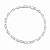 Pulseira Feminina Prata 925 Elo Cartier Delicada - Imagem 1