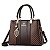 Bolsa feminina elegante de couro de alta qualidade, bolsa tote feminina com alça - Imagem 10