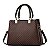 Bolsa feminina elegante de couro de alta qualidade, bolsa tote feminina com alça - Imagem 18