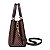 Bolsa feminina elegante de couro de alta qualidade, bolsa tote feminina com alça - Imagem 12
