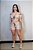 Conjunto Aura Nude com Chocolate – Top e Short Empina Bumbum - TAM. UN - Imagem 3