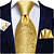 Kit Gravata Masculina em Seda Elegância com 3 itens para Festa Formatura Casamento Aniversário Igreja 3053 - Imagem 1