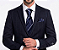 Kit Gravata Masculina em Seda Elegância com 3 itens para Festa Formatura Casamento Aniversário Igreja 3373 - Imagem 5