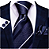 Kit Gravata Masculina em Seda Elegância com 3 itens para Festa Formatura Casamento Aniversário Igreja 3373 - Imagem 1