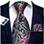 Kit Gravata Masculina em Seda Elegância com 3 itens para Festa Formatura Casamento Aniversário Igreja 0359 - Imagem 1
