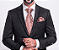 Kit Gravata Masculina em Seda Elegância com 3 itens para Festa Formatura Casamento Aniversário Igreja 7494 - Imagem 2