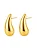 Brinco Folheado a Ouro 18k Gota Lisa - Imagem 1