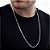 COLAR FITA MASCULINO Folheada a Prata 925 - Imagem 1