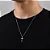 Corrente Cruz Masculina 60CM Folheada Prata 925 - Imagem 1