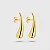 BRINCO GOTA EARHOOK Preço regular BANHADO OURO - Imagem 1