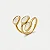 ANEL FLOWER BANHADO A OURO - Imagem 1