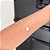 Bracelete Coração + Ponto De Luz Banhada Prata - Imagem 1