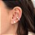 Piercing Fake Bolinhas Banhada Prata - Imagem 1