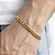 Pulseira Masculina Grumet 5mm 21cm Banhado a Ouro 18k - Imagem 1