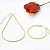 Colar Choker Cordão Baiano 2mm Banhado a Ouro 18K - Imagem 1