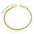 Pulseira Cordão Baiano 3mm Banhada a Ouro 18k - Imagem 1