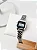 Relógio Retrô Mini Insp. Casio - Prata com preto - Imagem 1