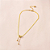Colar Delicado de Borboleta Folheado a Ouro 18k - Imagem 6
