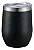 Copo Termico 360Ml (Cuia) Sem Logo Com Tampa - Preto - Imagem 1