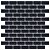 Pastilha Atlas Preto 2,5x5 JA Caixa 1,28 m² - Imagem 1