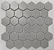 Pastilha Atlas Hexagonal Inox 5 x 5 caixa 1,09 m² - Imagem 1