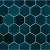Pastilha Atlas Hexagonal Anguila 5 x 5 caixa 1,09 m² - Imagem 1