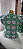 Camisa Masculina Crochê Florida Verde M - Imagem 3