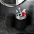 Porta Escovas E Pasta De Dente Com Tampa Preto Cromado Linha Coiceit Arthi - Imagem 3