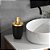 Porta Sabonete Líquido Dispenser 500ml Preto/Dourado Arthi - Imagem 2