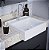 Porta Sabonete Liquido Luxo Para Lavabo Preto Cromo Fosco Arthi - Imagem 2