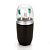 Porta Escovas Dente Creme Dental Banheiro Pia Com Tampa ~ Arthi Preto Com Cromado - Imagem 3