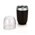 Porta Escovas Dente Creme Dental Banheiro Pia Com Tampa ~ Arthi Preto Com Cromado - Imagem 5