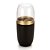 Porta Escovas Dente Creme Dental Banheiro Pia Com Tampa ~ Arthi Preto Com Dourado - Imagem 2
