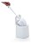 Escova Sanitária Com Suporte Quadrado Tampa Articulável Branco Arthi - Imagem 1