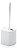 Escova Sanitária Com Suporte Quadrado Tampa Articulável Branco Arthi - Imagem 2