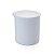 Lixeira 4 Litros Com Aro Interno Branco Arthi - Imagem 1