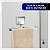 Porta Toalha 3M Rosto Barra Banheiro Lavabo Toalheiro Cromo Fosco Arthi - Imagem 2